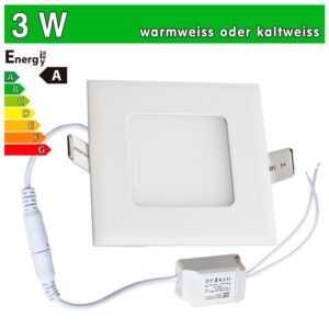 LED Panel 3W 3000K