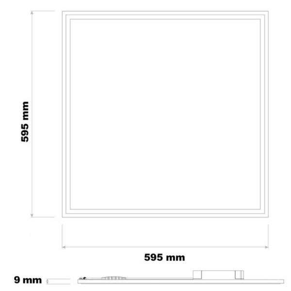 LED Panel 600x600 40W 4000K DIMM