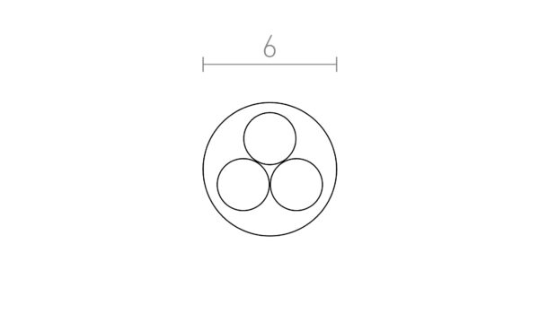 Kabel PP/L H03VV-F 3x0,75 Crni
