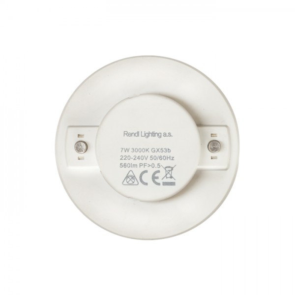 PUC žarulja 230V GX53 LED 7W 105° 3000K