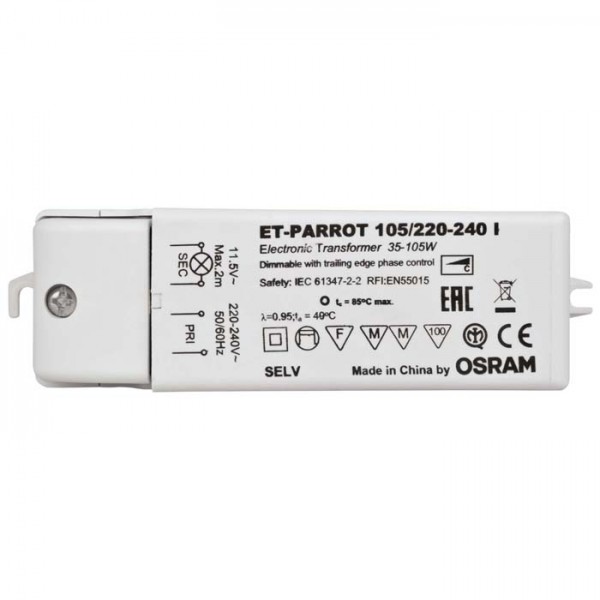 TRAFO 35-105W 12V AC DIMM 12V 105W