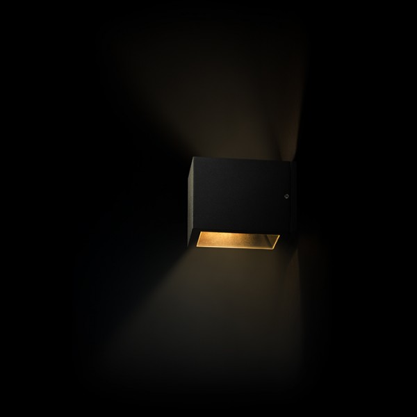 CABOX II zidna antracit 230V LED E27 15W IP54