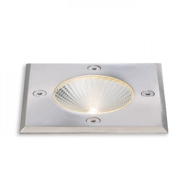 RIZZ SQ 105 nehrđajući čelik 230V LED 3W 96° IP65 3000K