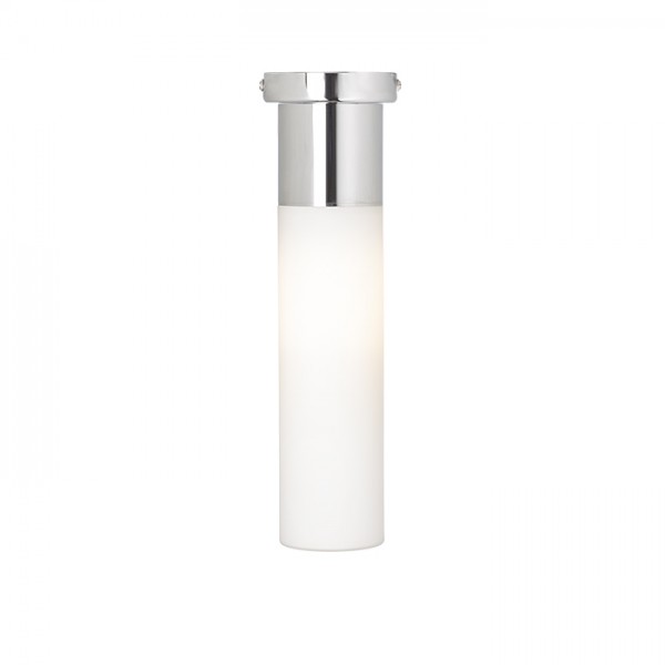 EIGHT stropna opalno staklo/krom 230V LED E27 11W IP44
