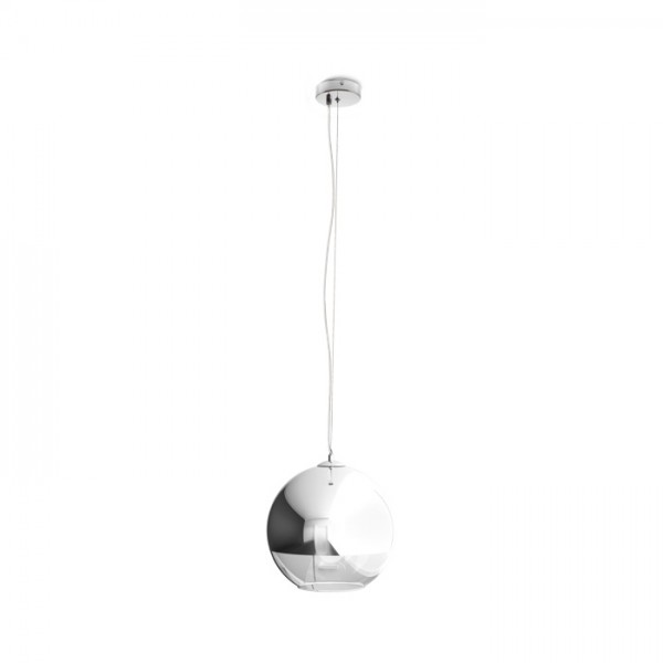 BEAU MONDE 35 viseća kromirano staklo/prozirno staklo 230V LED E27 15W