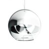 BEAU MONDE 35 viseća kromirano staklo/prozirno staklo 230V LED E27 15W