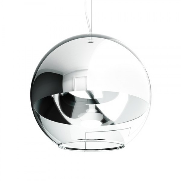 BEAU MONDE 35 viseća kromirano staklo/prozirno staklo 230V LED E27 15W