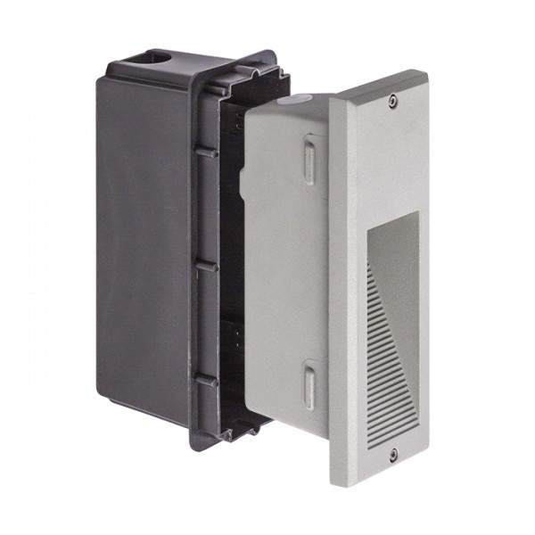 FACA ugradna srebrno siva 230V LED 2W IP54 3000K