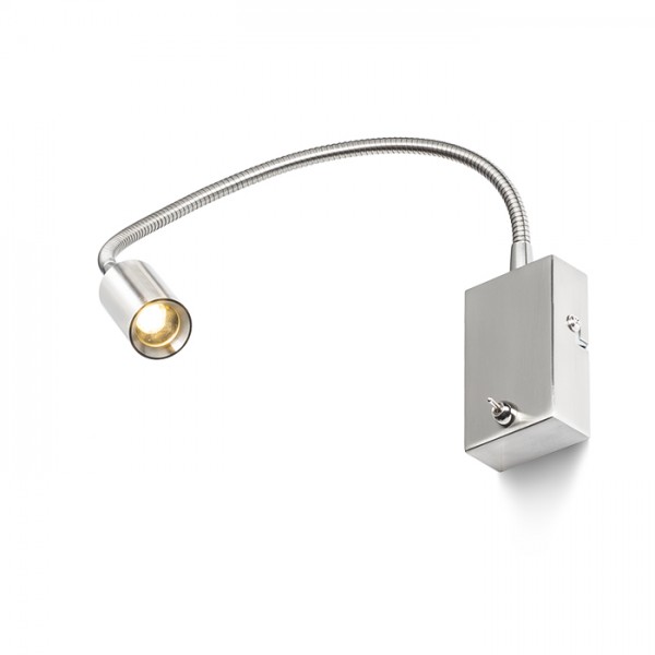 VERSA zidna mat nikl 230V LED 3W 40° 3000K
