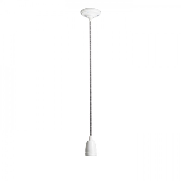 FABIO viseći komplet crna/bijela porcelan 230V LED E27 15W