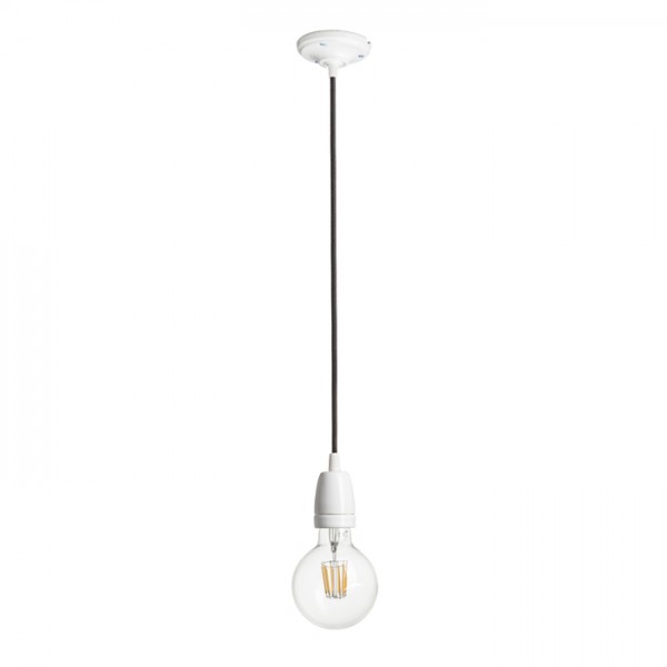 FABIO viseći komplet crna porcelan 230V LED E27 15W