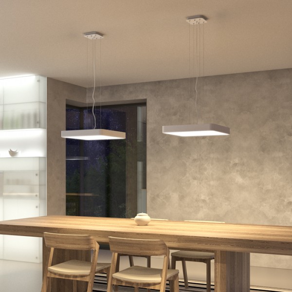 MENSA SQ 48 viseća bijela 230V LED 56W 3000K