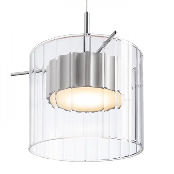 ESTRA I viseća bijela prozirno staklo 230V LED 5W 3000K