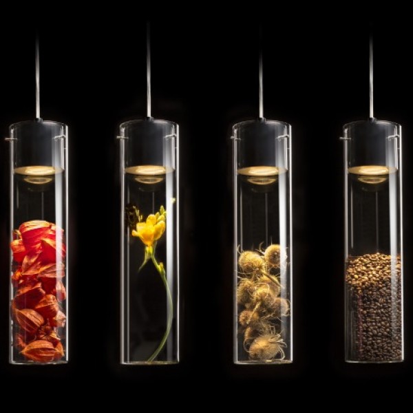 GARNISH viseća prozirno staklo/krom 230V GU10 9W