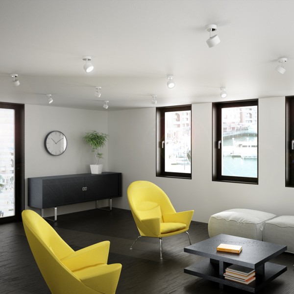 PIXIE podesiva bijela krom 230V LED GX53 7W