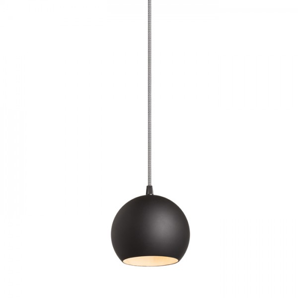 COPA viseća crna staklo 230V LED E27 11W