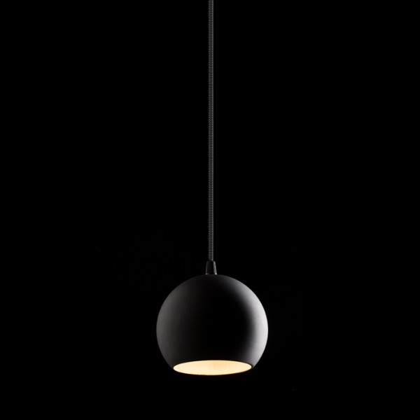 COPA viseća crna staklo 230V LED E27 11W