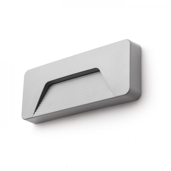 RENO SQ INDR zidna siva 230V LED 3W IP65 3000K