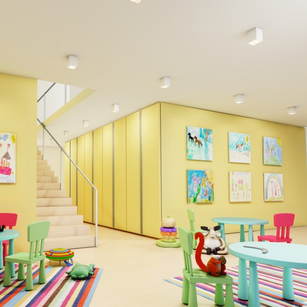 JACK SQ stropna gips 230V LED GU10 15W