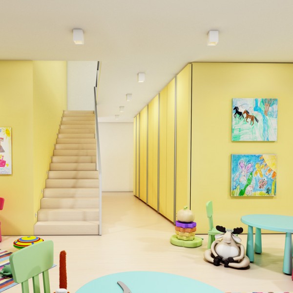 JACK SQ stropna gips 230V LED GU10 15W