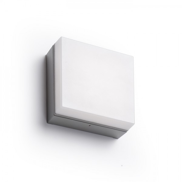 SPECTACLE montažna srebrno siva 230V LED 5W IP54 3000K