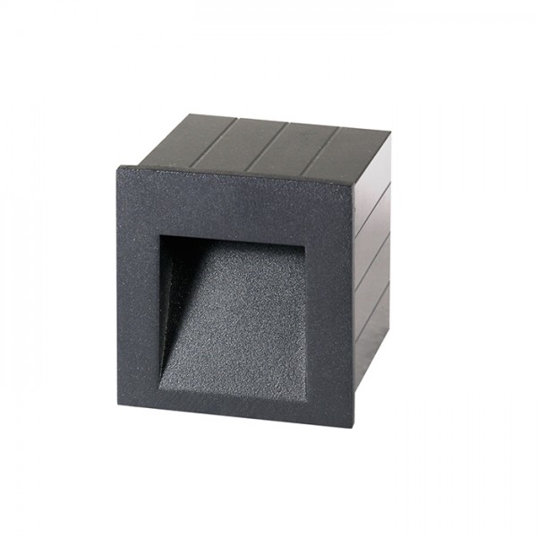 TESS SQ ugradna antracit 230V LED 3W IP54 3000K