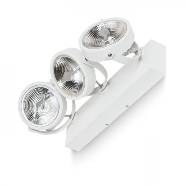 KELLY LED III zidna bijela 230V LED 3x12W 24° 3000K