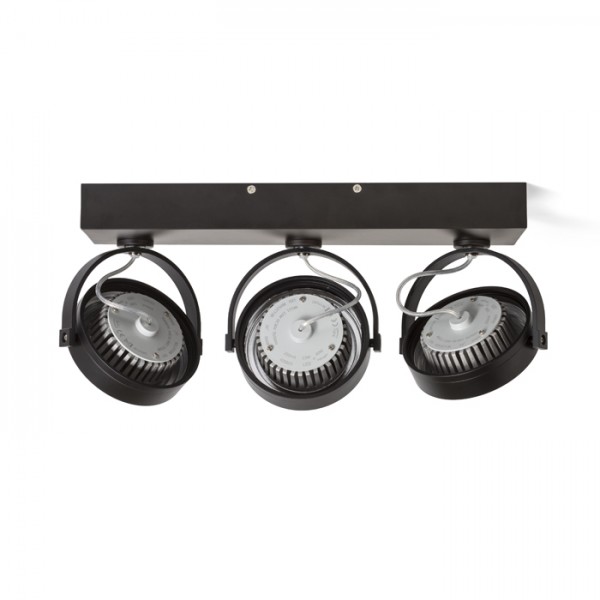 KELLY LED III zidna crna 230V LED 3x12W 24° 3000K