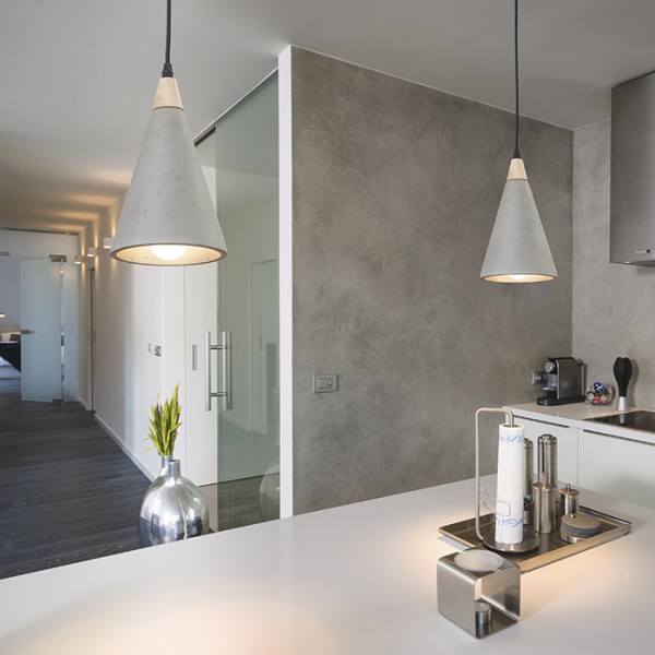 HEIDI viseća beton/drvo 230V LED E27 11W