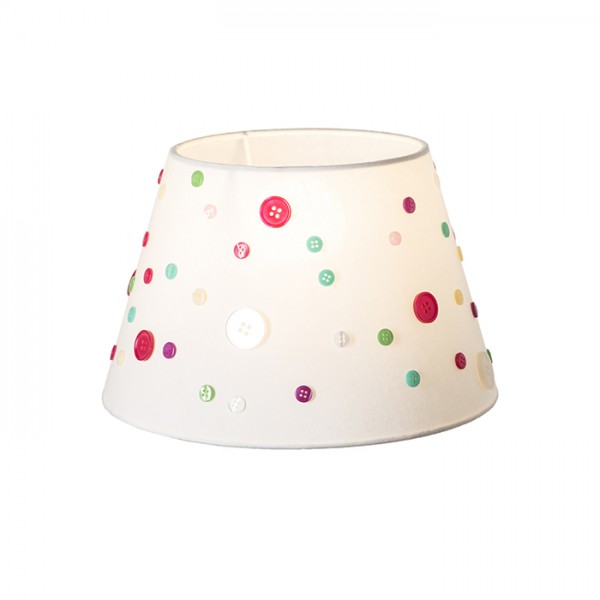 DELISA 25/16 sjenilo bijela gumb max. 28W