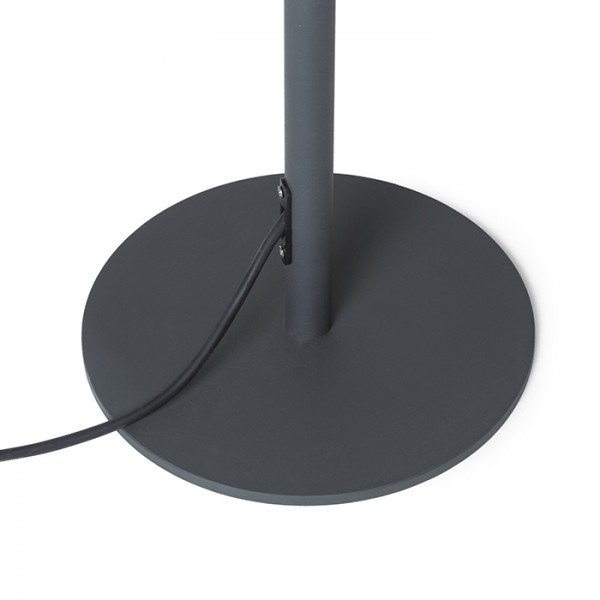 BOSANNA 150 podna antracit satinirano PE 230V LED E27 15W IP65