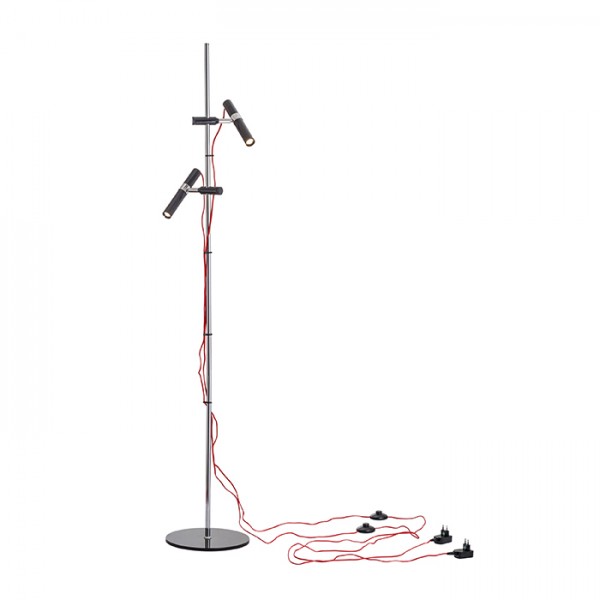 VIPER FL crna krom 230V LED 2x3W 60° 3000K