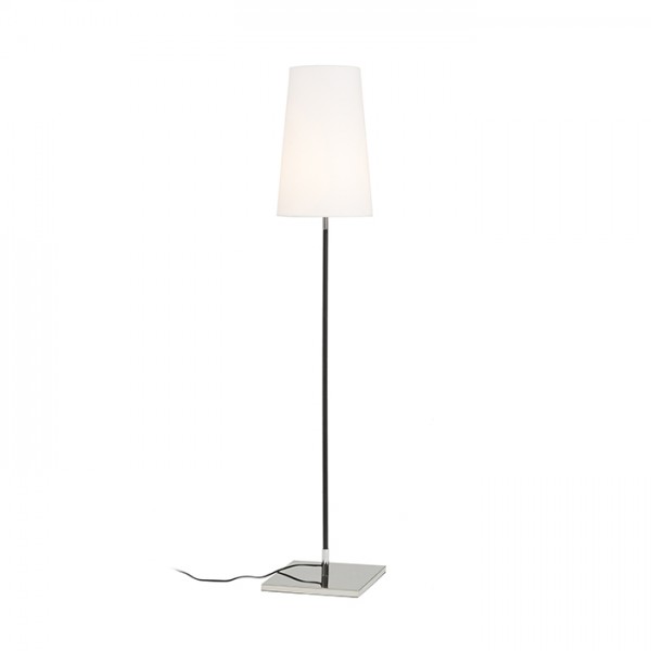 LULU podna bijela/crna krom 230V LED E27 8W