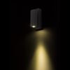 FADO I zidna crna 230V LED 3W 45° 4000K