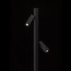 FADO podna crna 230V LED 2x3W 45° 3000K