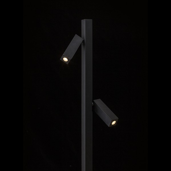 FADO podna crna 230V LED 2x3W 45° 3000K