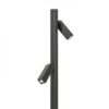FADO podna crna 230V LED 2x3W 45° 3000K