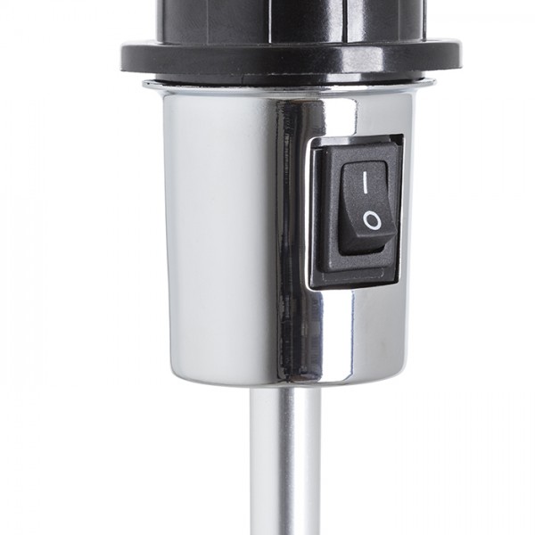 GARDETTE podna crna aluminijum 230V LED E27 15W