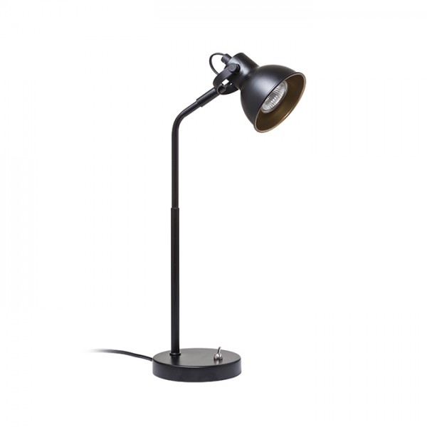 ROSITA stolna crna/zlatna 230V LED GU10 9W