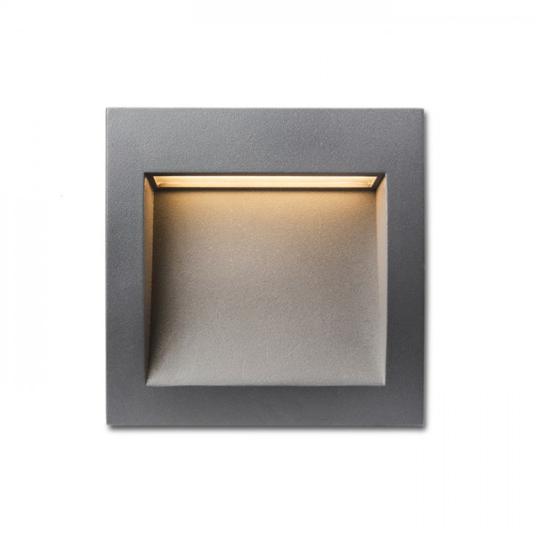 GORDIQ M ugradna antracit 230V LED 3W IP65 3000K