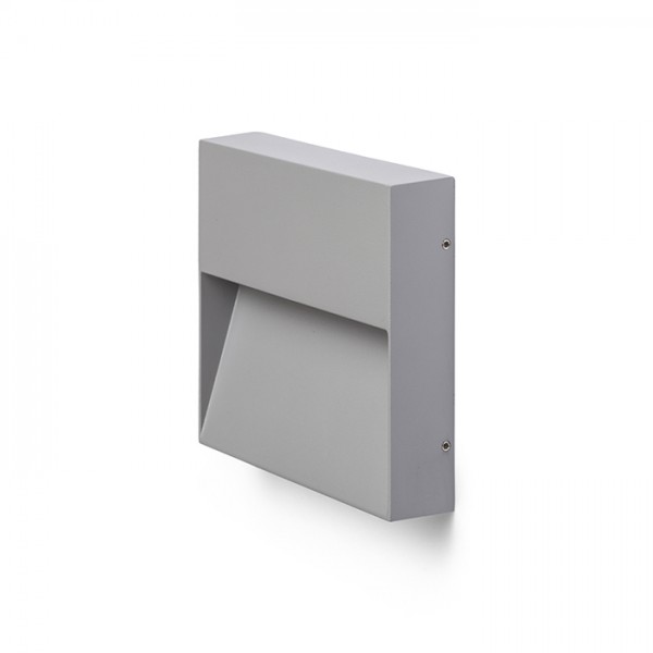 AQILA SQ zidna siva 230V LED 6W IP54 3000K