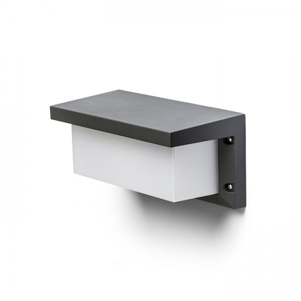 HIDE RC zidna antracit 230V LED E27 15W IP54