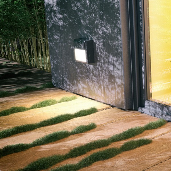 DELTA 145 zidna antracit 230V GX53 9W IP54