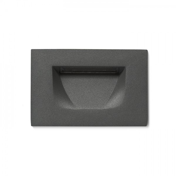 PER ugradna antracit 230V LED 3W IP54 3000K