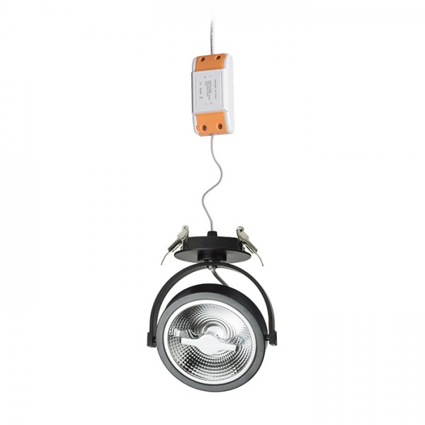 KELLY LED DIMM poluugradna crna 230V LED 12W 24° 3000K