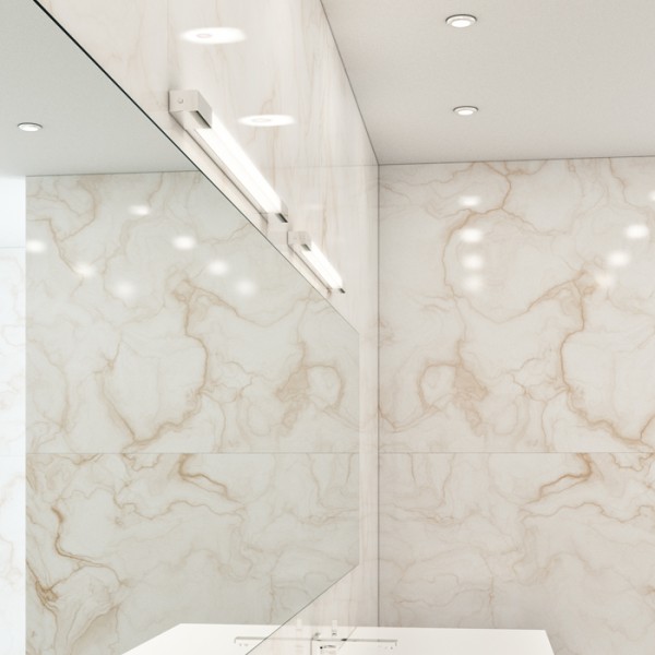 AMENITY 90 zidna krom 230V LED 11W IP44 3000K