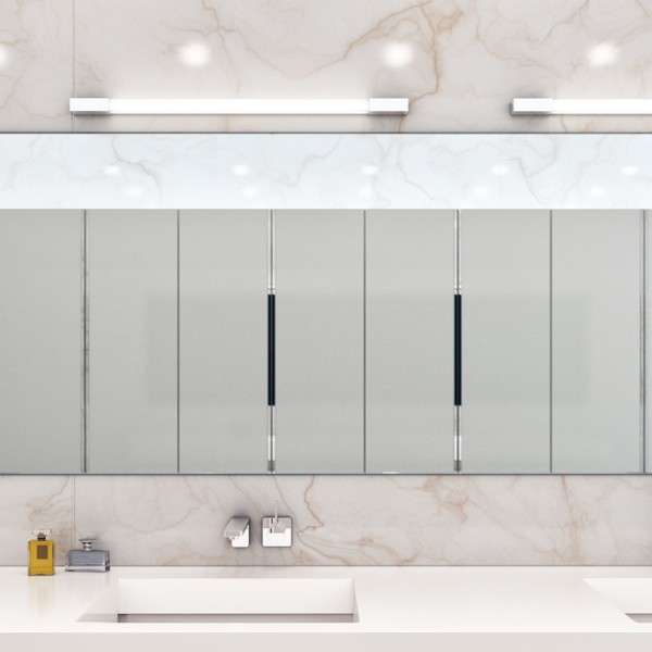 AMENITY 90 zidna krom 230V LED 11W IP44 3000K