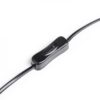 GARBO stolna crna krom 230V LED E27 15W