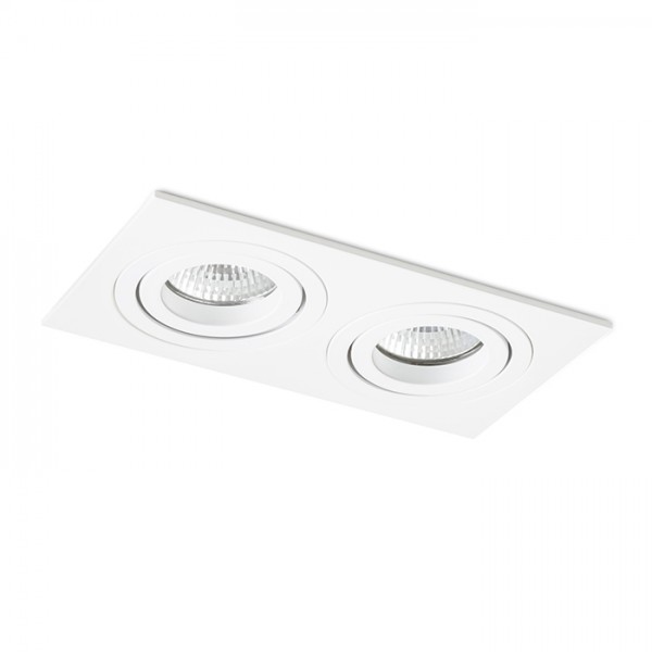 PASADENA GU10 SQ II ugradna bijela 230V LED GU10 2x7W
