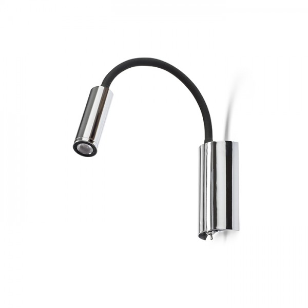 SHOW zidna crna krom 230V LED 3W 3000K
